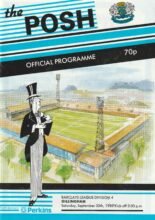 Peterborough United v Gillingham 30-Sep-1989