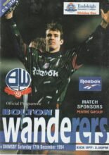 Bolton Wanderers v Grimsby Town 17-Dec-1994