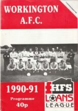 Workington v Harrogate Town 18-Aug-1990