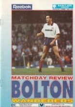 Bolton Wanderers v Hartlepool United 18-Jan-1992