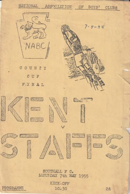 Kent v Staffs 07-May-1955