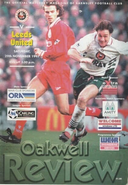 Barnsley v Leeds United 29-Nov-1997