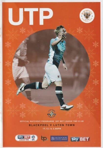 Blackpool v Luton Town 17-Dec-2016