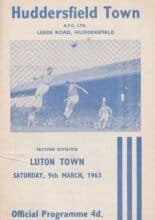 Huddersfield Town v Luton Town 09-Mar-1963