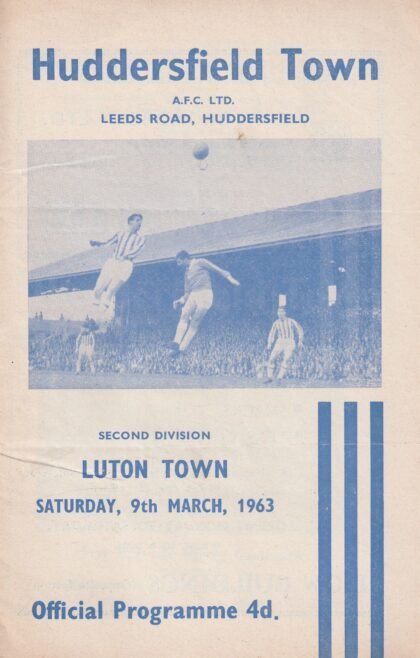 Huddersfield Town v Luton Town 09-Mar-1963