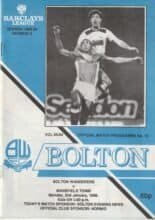 Bolton Wanderers v Mansfield Town 02-Jan-1989