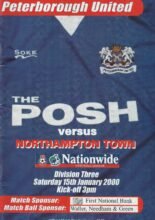 Peterborough United v Northampton Town 15-Jan-2000