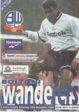 Bolton Wanderers v Notts County 19-Nov-1994