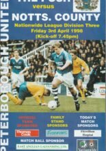 Peterborough United v Notts County 03-Apr-1998