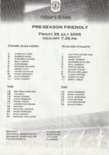 Crewe Alexandra v Oldham Athletic 29-Jul-2005