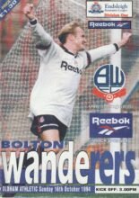 Bolton Wanderers v Oldham Athletic 16-Oct-1994