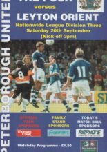 Peterborough United v Leyton Orient 20-Sep-1997