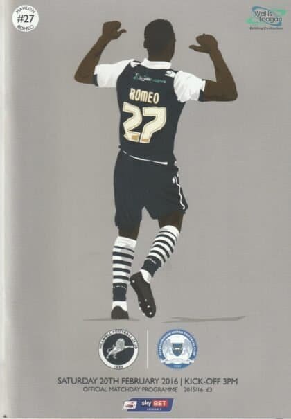 Millwall v Peterborough United 20-Feb-2016