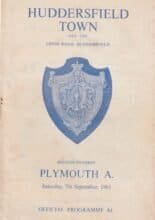 Huddersfield Town v Plymouth Argyle 07-Sep-1963