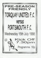 Torquay United v Portsmouth 15-Jul-1998