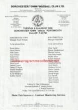Dorchester Town v Portsmouth 04-Aug-1998