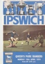 Ipswich Town v Queens Park Rangers 15-Apr-1974