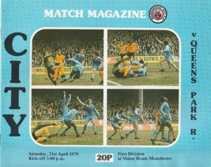 Manchester City v Queens Park Rangers 21-Apr-1979