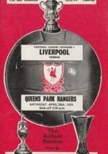 Liverpool v Queens Park Rangers 26-Apr-1975