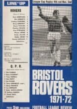 Bristol Rovers v Queens Park Rangers 02-Nov-1971