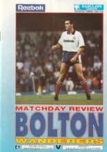 Bolton Wanderers v Reading 04-Jan-1992