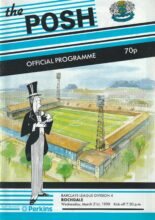 Peterborough United v Rochdale 21-Mar-1990