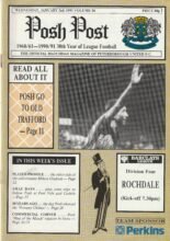 Peterborough United v Rochdale 02-Jan-1991