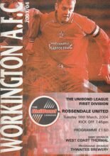 Workington v Rossendale United 16-Mar-2004