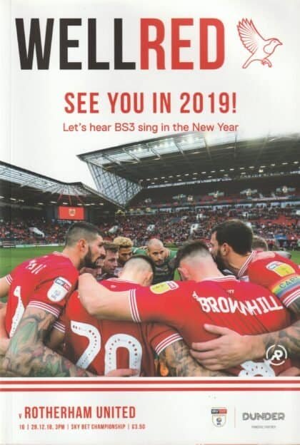 Bristol City v Rotherham United 29-Dec-2018