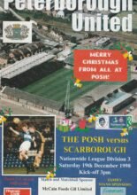 Peterborough United v Scarborough 19-Dec-1998