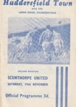 Huddersfield Town v Scunthorpe United    19-Nov-1960