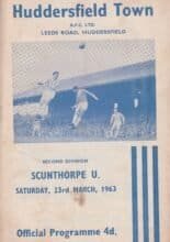 Huddersfield Town v Scunthorpe United   23-Mar-1963