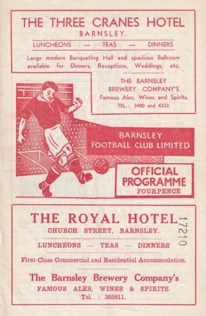 Barnsley v Sheffield United 20-Sep-1958