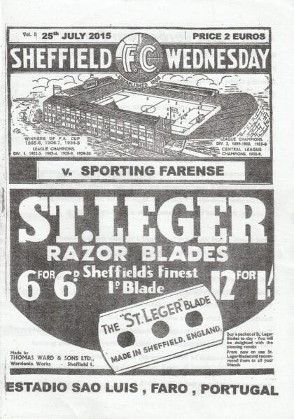 Sporting Farense v Sheffield Wednesday 25-Jul-2015
