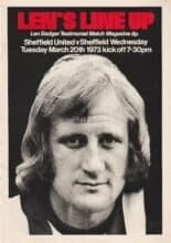 Sheffield United v Sheffield Wednesday 20-Mar-1973