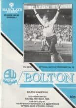 Bolton Wanderers v Southend United 18-Mar-1989