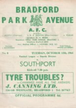 Bradford Park Avenue v Southport 13-Oct-1964
