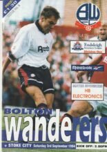 Bolton Wanderers v Stoke City 03-Sep-1994