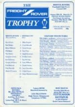 Bristol Rovers v Swansea City 19-Mar-1985