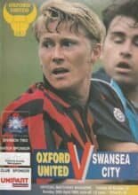 Oxford United v Swansea City 30-Apr-1995