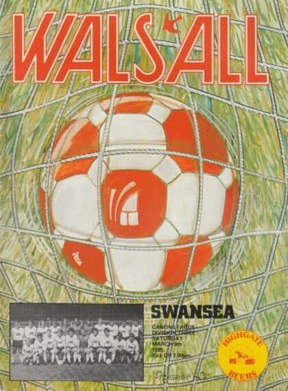 Walsall v Swansea City 09-Mar-1985