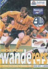 Bolton Wanderers v Swindon Town 01-Nov-1994
