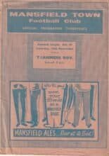 Mansfield Town v Tranmere Rovers 18-Nov-1961