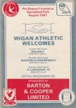 Wigan Athletic v Walsall 18-Aug-1981