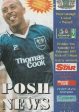 Peterborough United v Walsall 01-Feb-1997