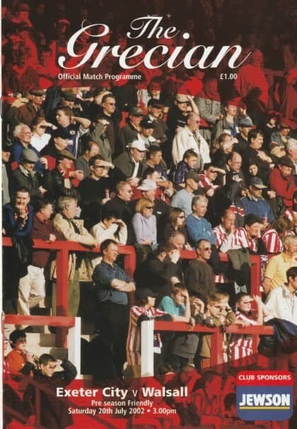 Exeter City v Walsall 20-Jul-2002