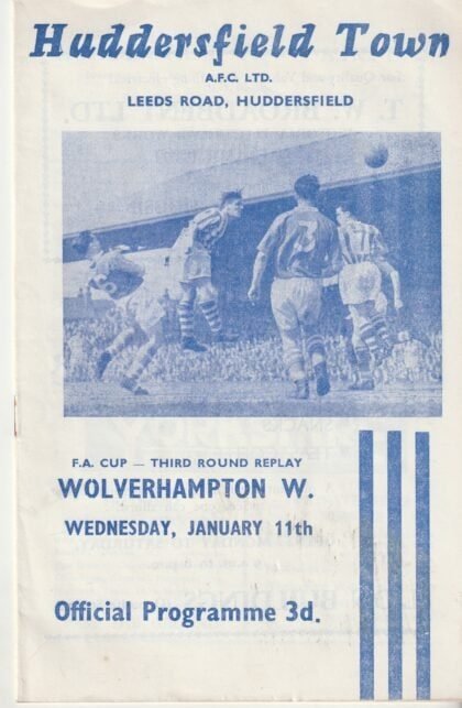 Huddersfield Town v Wolverhampton Wanderers  11-Jan-1961