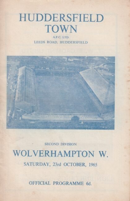 Huddersfield Town v Wolverhampton Wanderers  23-Oct-1965