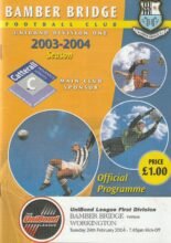 Bamber Bridge v Workington 24-Feb-2004