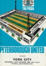 Peterborough United v York City 25-Oct-1969